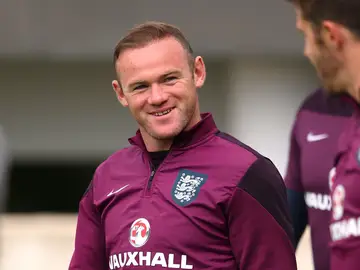 Wayne Rooney, durante un entrenamiento con Inglaterra Wayne Rooney, durante un entrenamiento con Inglaterra