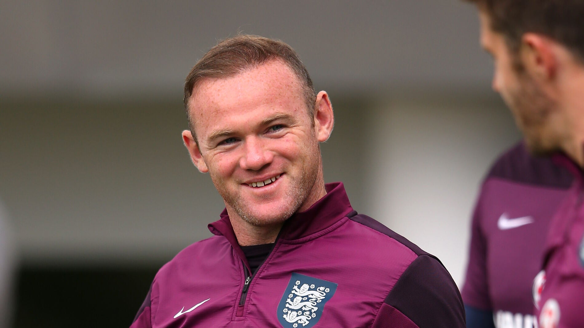 Wayne Rooney, durante un entrenamiento con Inglaterra
