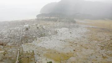 Así quedó la costa de Indonesia tras el tsunami de 2004