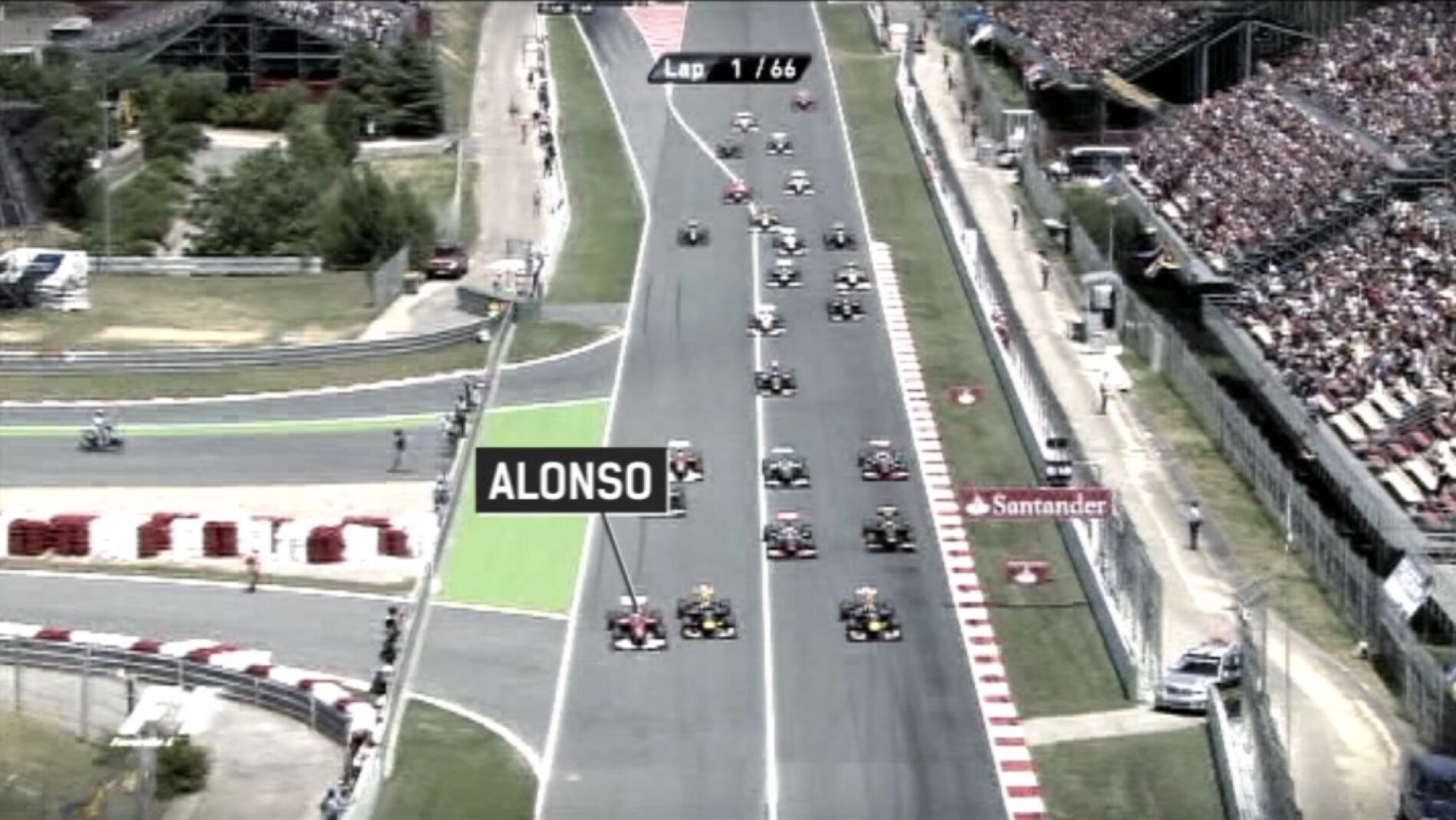 Salida del GP de Espa&ntilde;a 2011