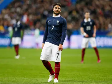 Nabil Fekir, durante un partido con la selección francesa Nabil Fekir, durante un partido con la selección francesa