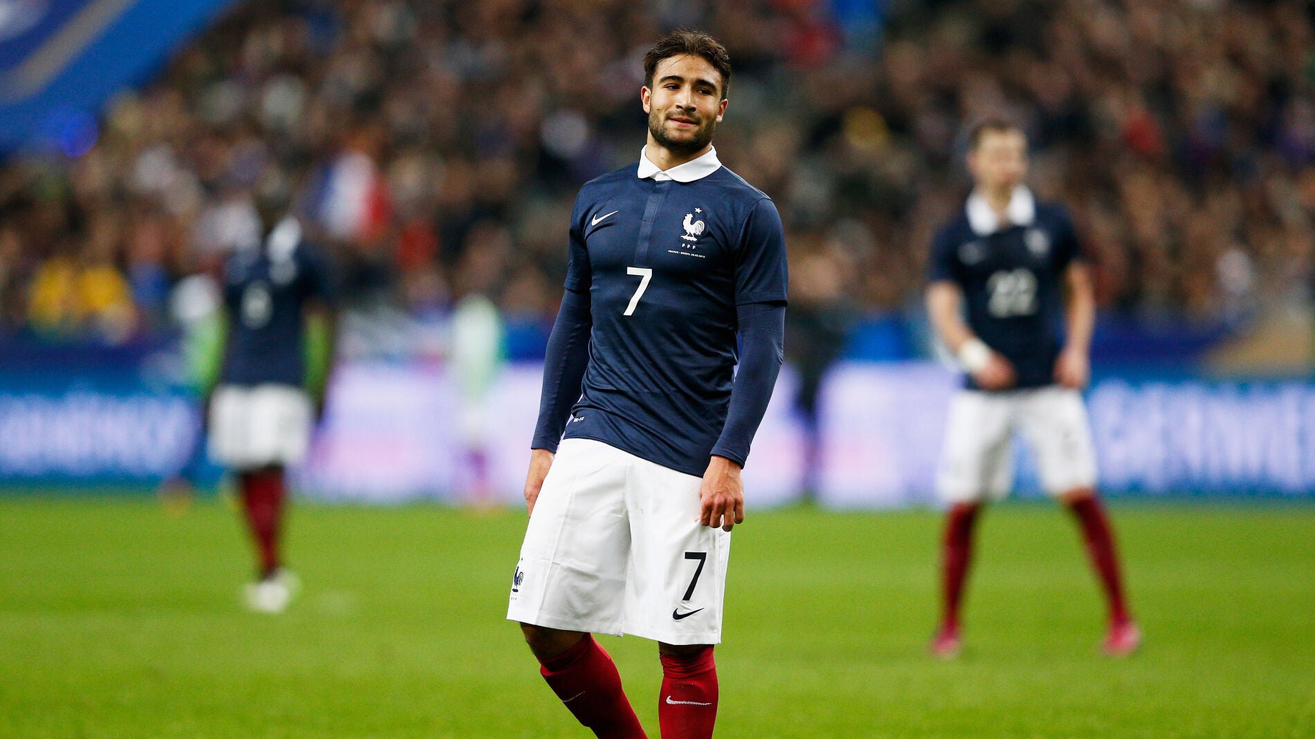 Nabil Fekir, durante un partido con la selecci&oacute;n francesa