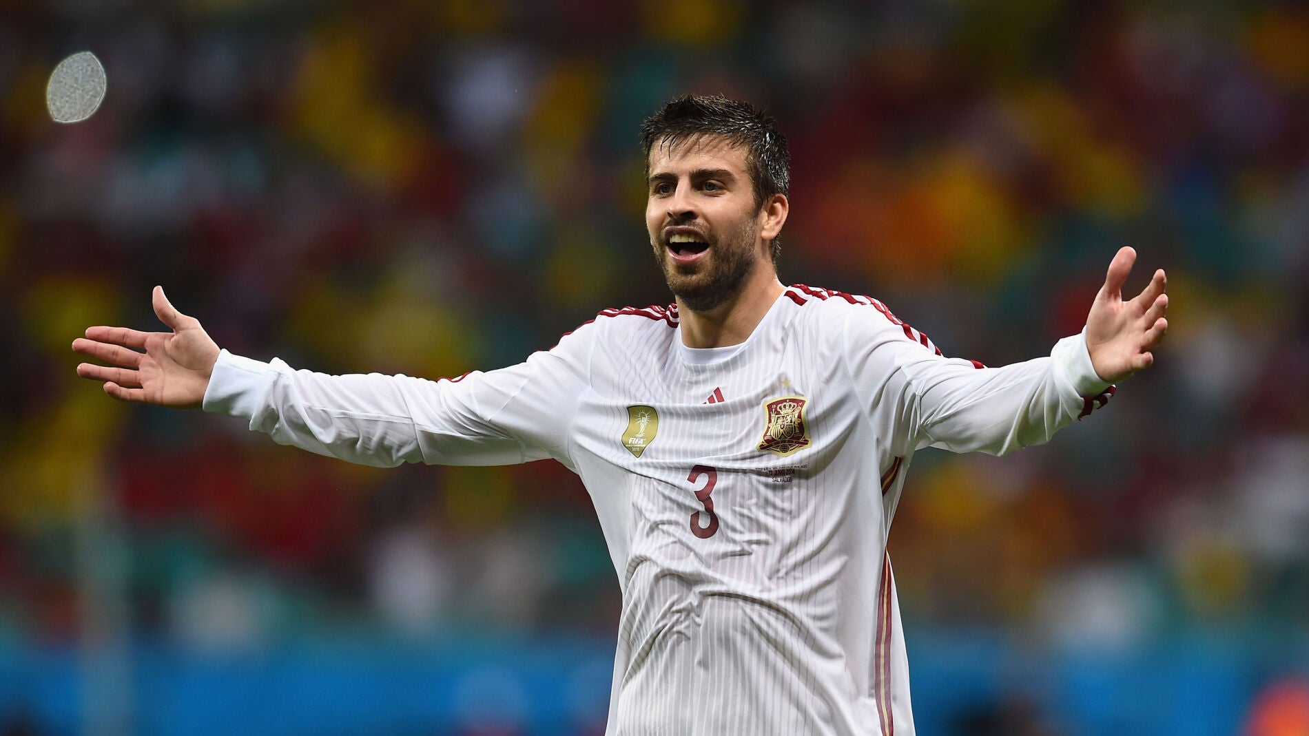 Gerard Piqu&eacute;, durante un partido con la selecci&oacute;n