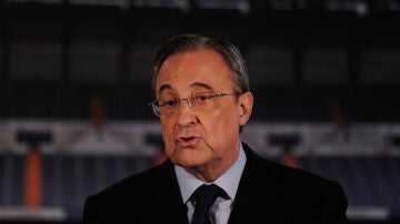 Florentino Pérez, durante un acto del Real Madrid