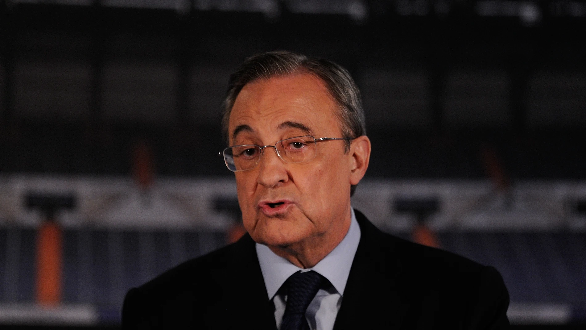 Florentino Pérez, durante un acto del Real Madrid Florentino Pérez, durante un acto del Real Madrid
