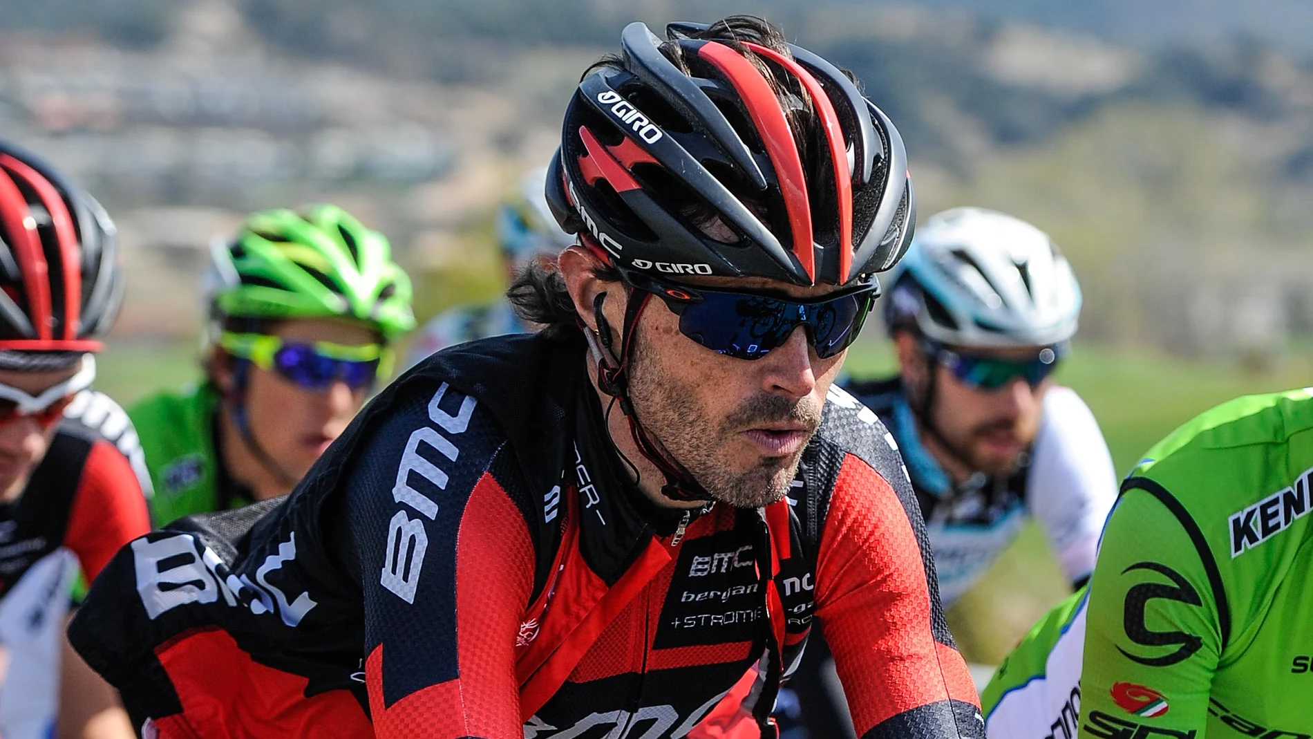 Samuel Sánchez, durante la vuelta a Cataluña Samuel Sánchez, durante la vuelta a Cataluña