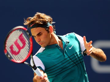 Roger Federer, durante el US Open