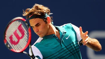 Roger Federer, durante el US Open