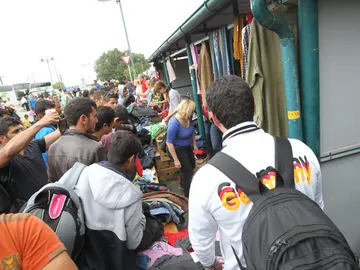 Alrededor de 11.000 refugiados llegaron a Austria durante el domingo Alrededor de 11.000 refugiados llegaron a Austria durante el domingo