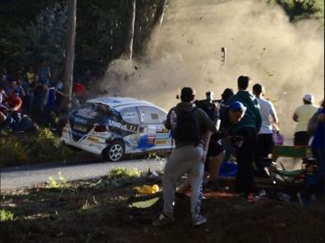 Accidente en el Rally de A Coruña