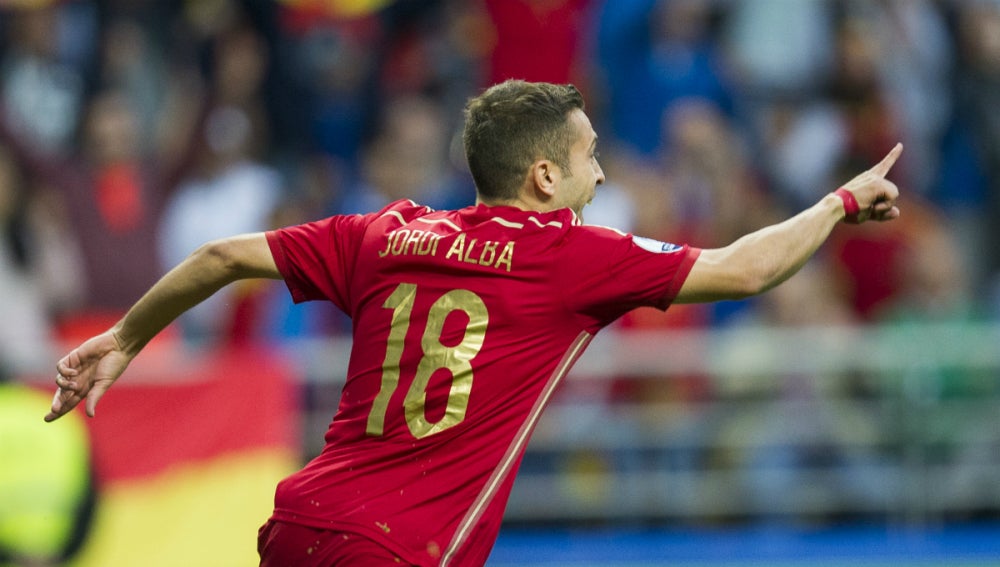 Jordi Alba, con España