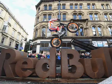 Toni Bou, durante una prueba de trial al aire libre Toni Bou, durante una prueba de trial al aire libre