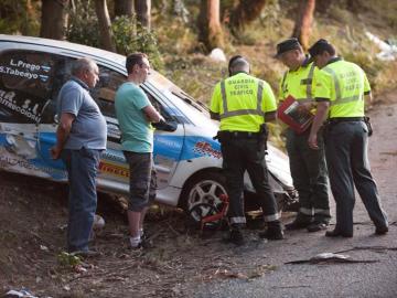 Lugar donde el coche perdió el control