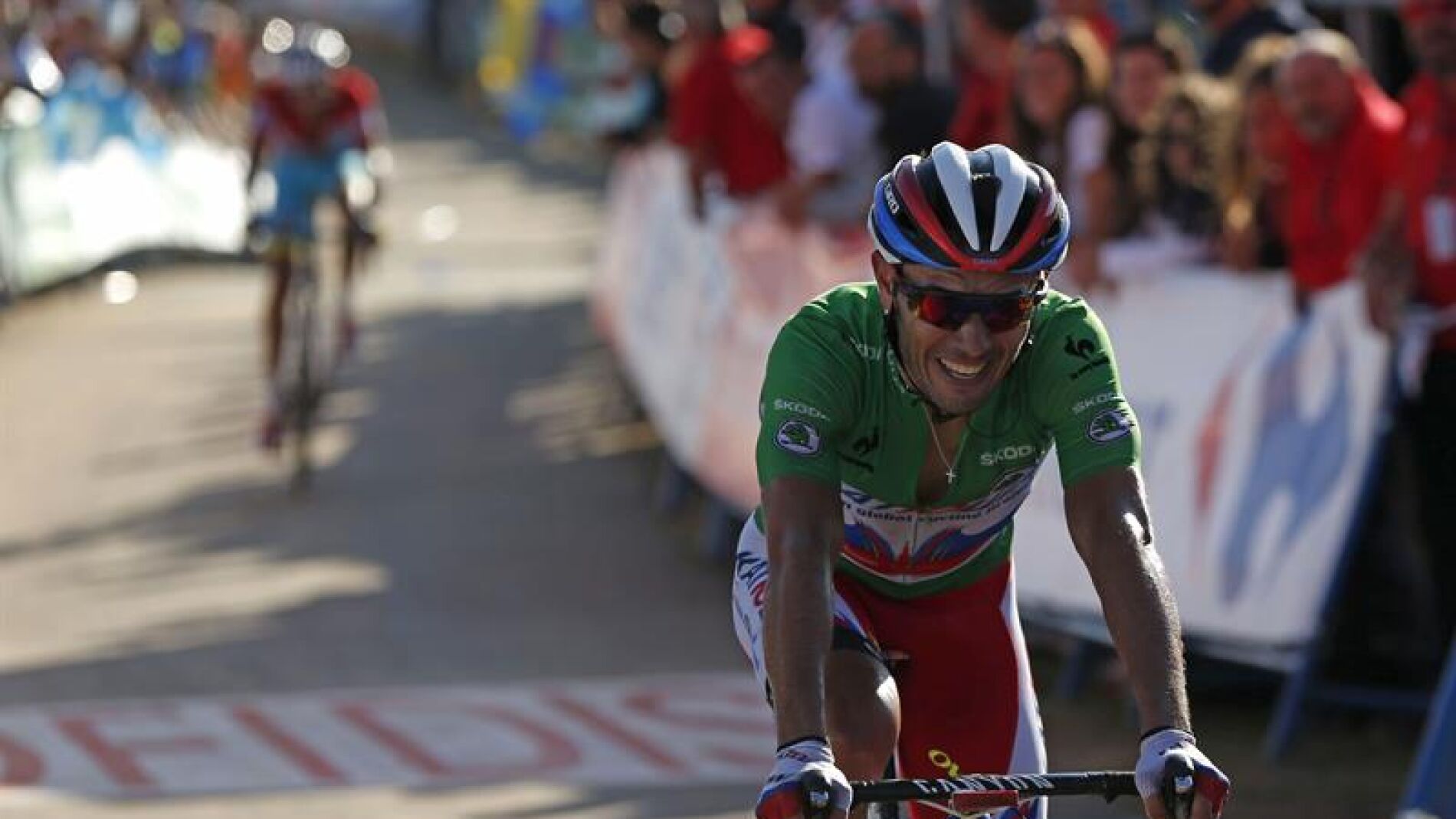 El ciclista espa&ntilde;ol del equipo katusha