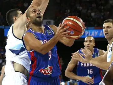 Tony Parker en un momento del partido Tony Parker en un momento del partido