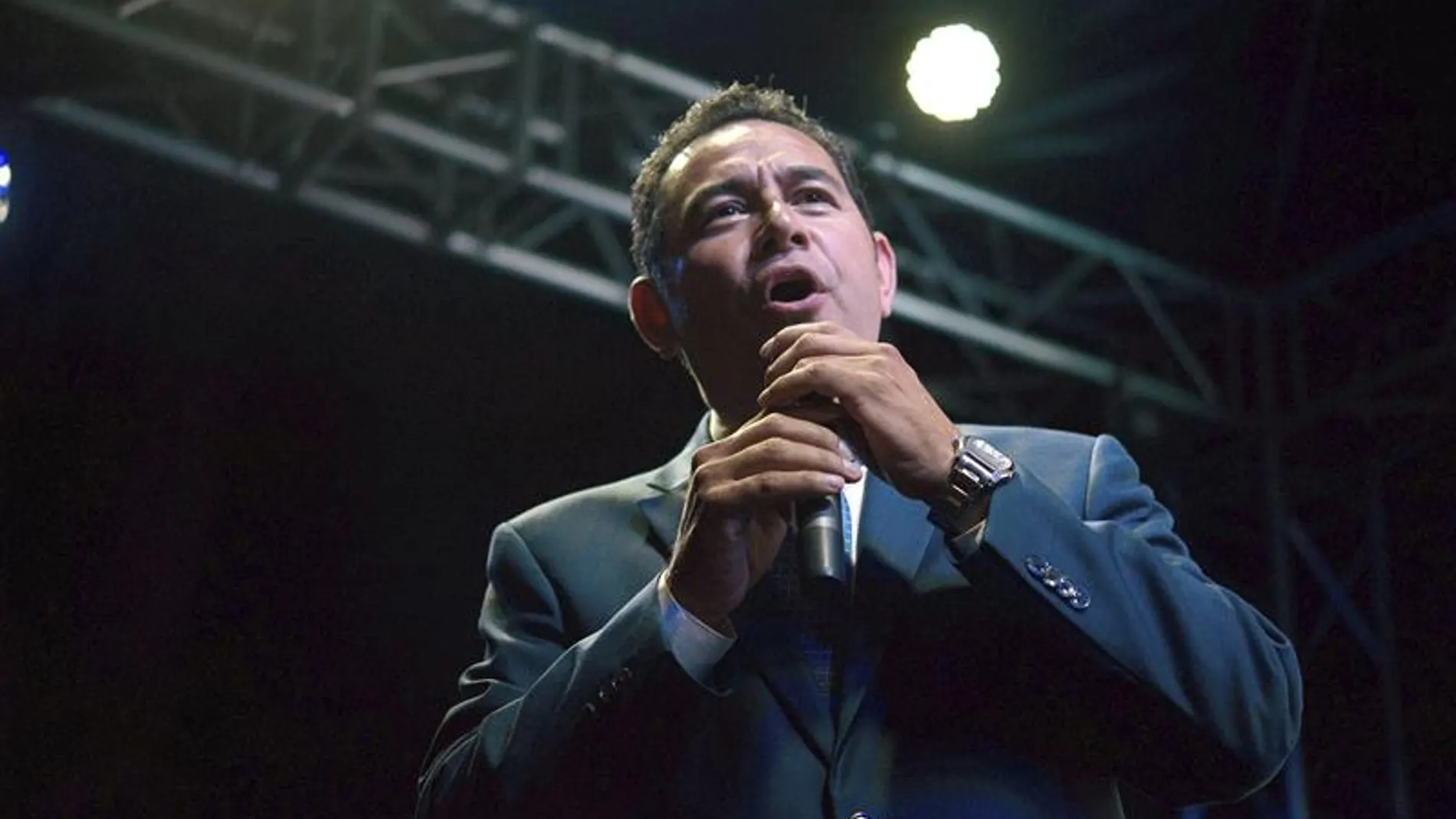 Jimmy Morales, del Frente de Convergencia Nacional Jimmy Morales, del Frente de Convergencia Nacional