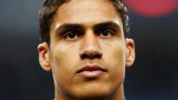 El defensa francés del Real Madrid Raphael Varane