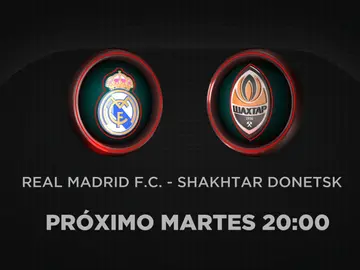 El Real Madrid-Shakhtar Donetsk, en Antena 3 El Real Madrid-Shakhtar Donetsk, en Antena 3
