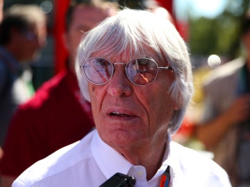 El patrón de la Fórmula Uno, Bernie Ecclestone.