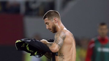 Sergio Ramos, tras el partido contra Macedonia
