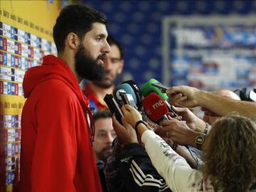 Nikola Mirotic, ala-pívot de la selección española de baloncesto