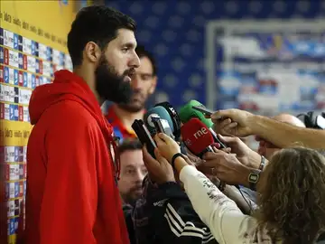Nikola Mirotic, ala-pívot de la selección española de baloncesto Nikola Mirotic, ala-pívot de la selección española de baloncesto