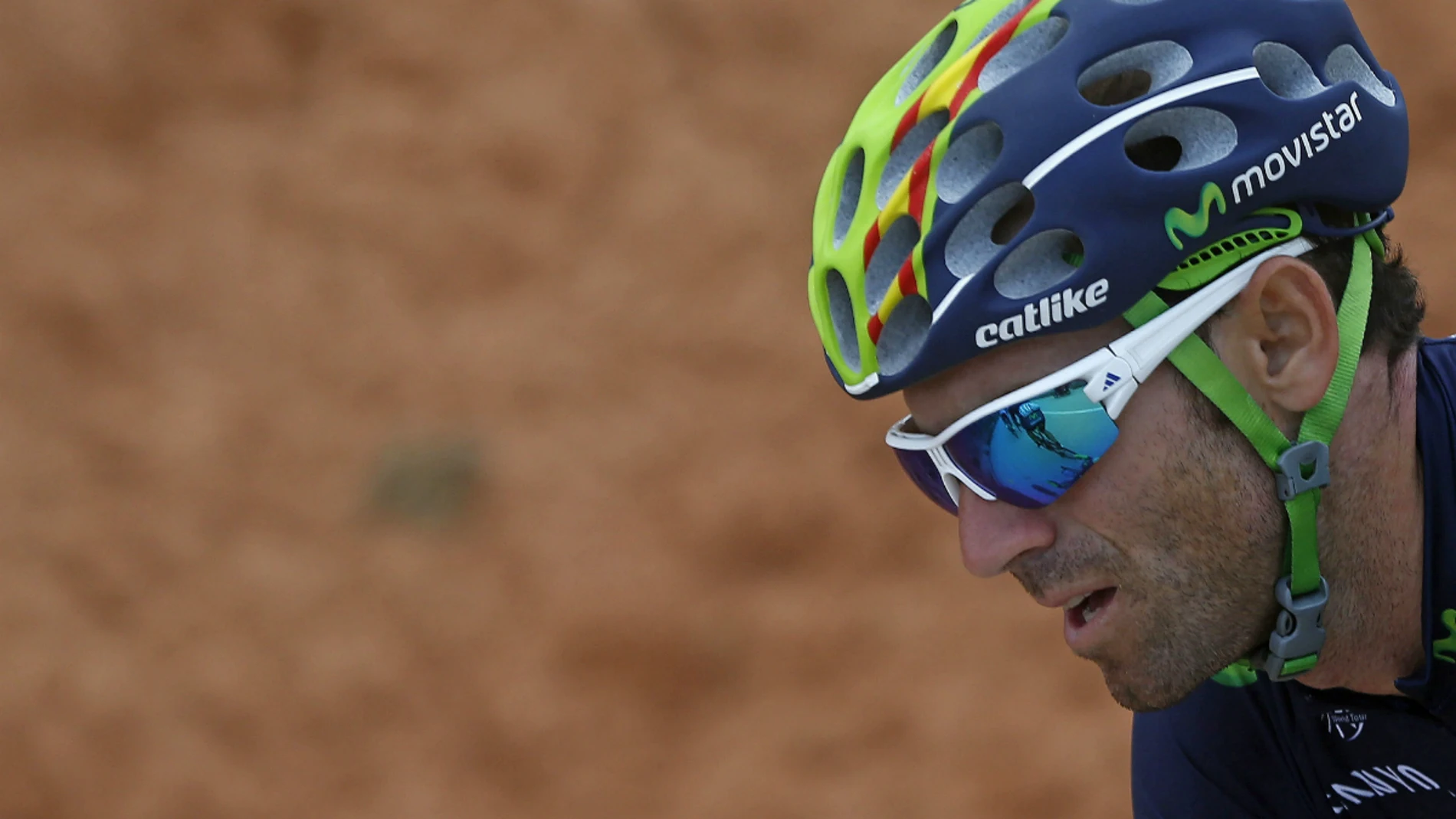 Alejandro Valverde, en una etapa de la vuelta Alejandro Valverde, en una etapa de la vuelta