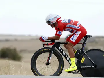 'Purito' Rodríguez, durante la crono 'Purito' Rodríguez, durante la crono