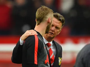 De Gea y Van Gaal De Gea y Van Gaal