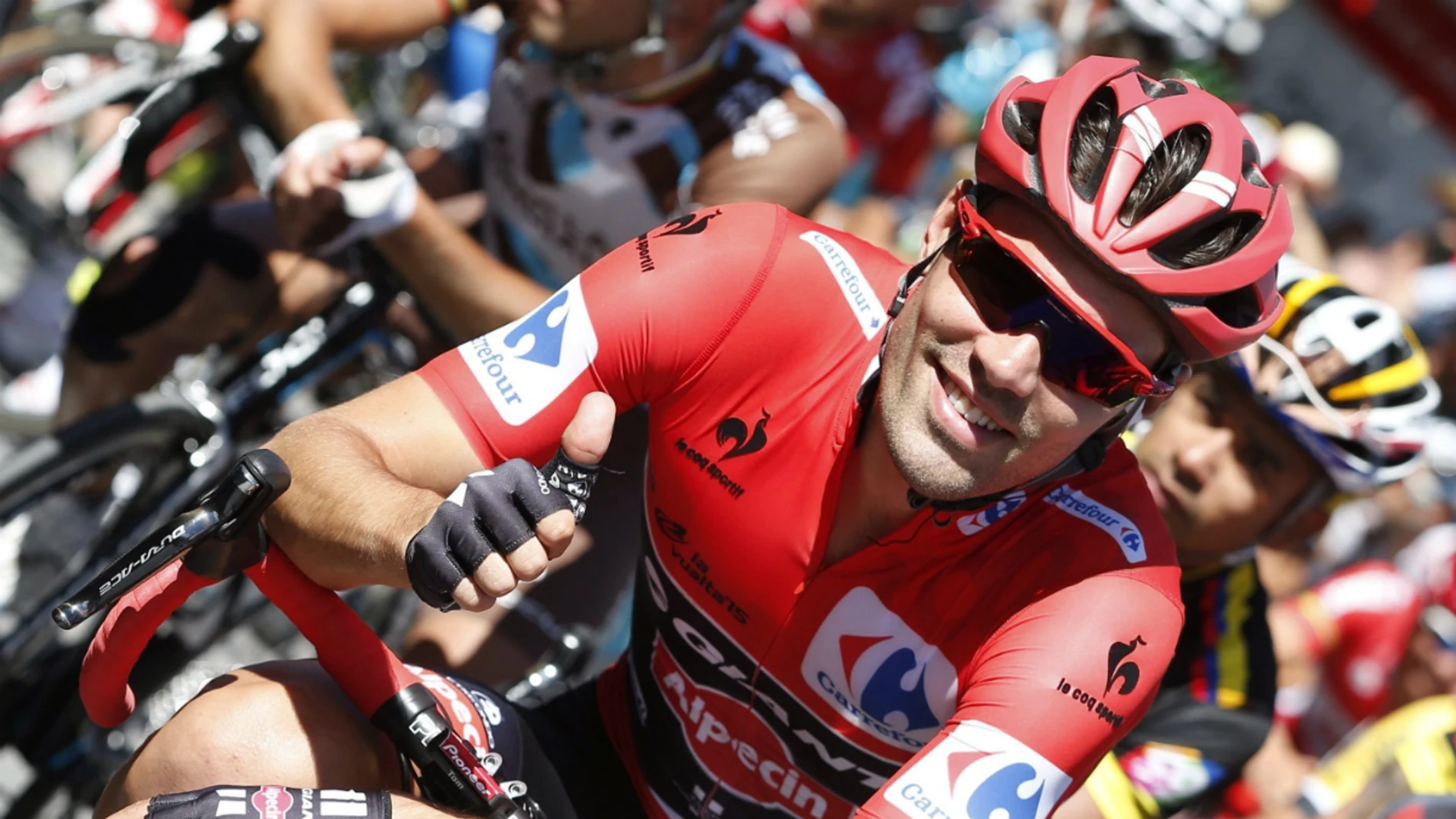 Tom Dumoulin, durante la etapa Tom Dumoulin, durante la etapa