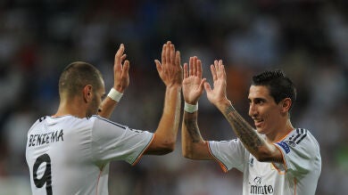 Benzema no se olvida de Di María: 