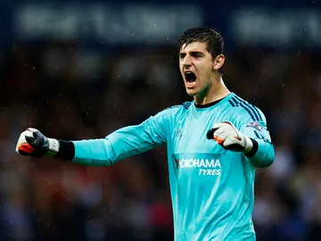 El portero del Chelsea Thibaut Courtois El portero del Chelsea Thibaut Courtois