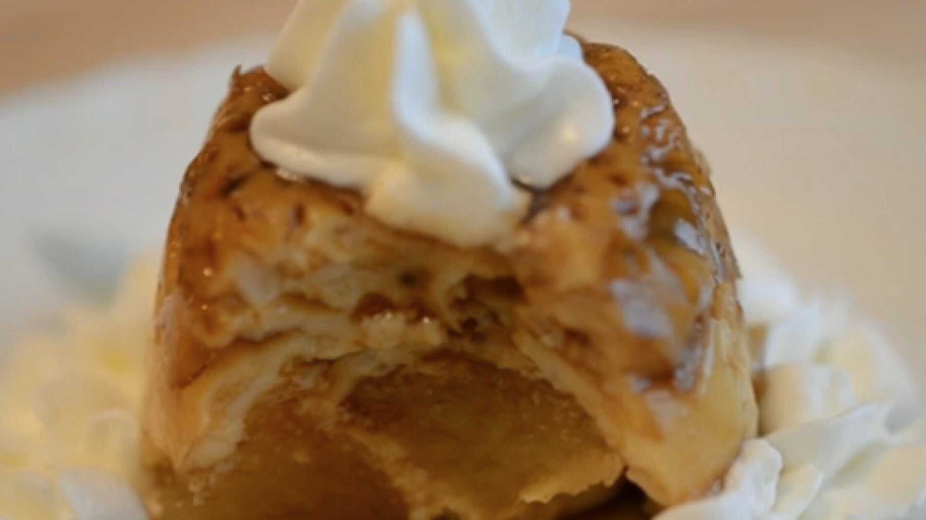 flan de manzana