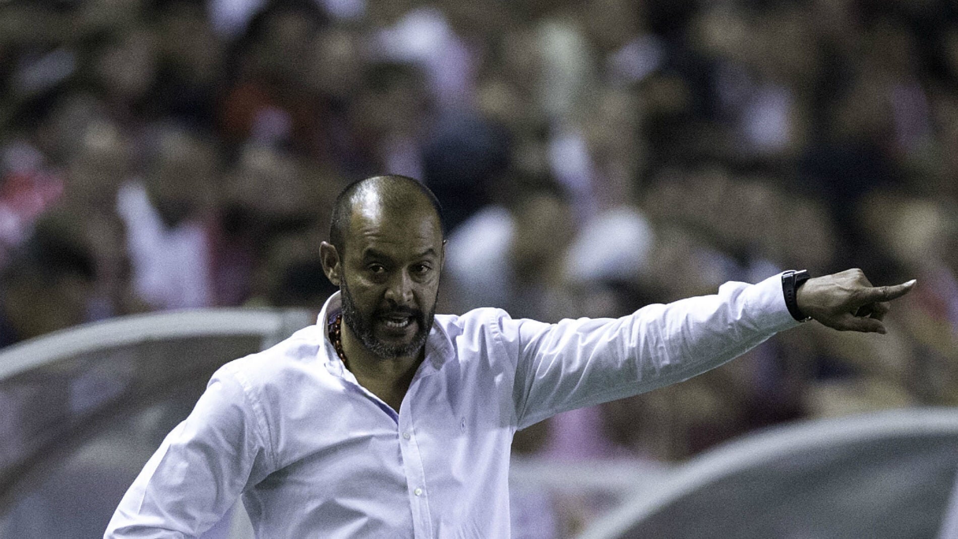 Nuno da instrucciones en banda