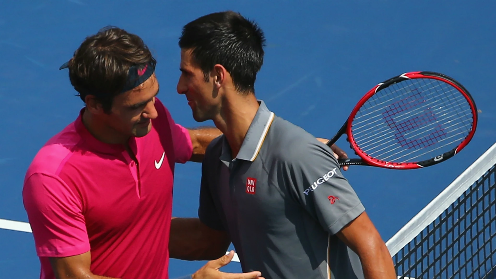 Federer, junto a Djokovic Federer, junto a Djokovic