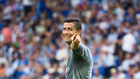 Cristiano Ronaldo marca cinco goles al Espanyol