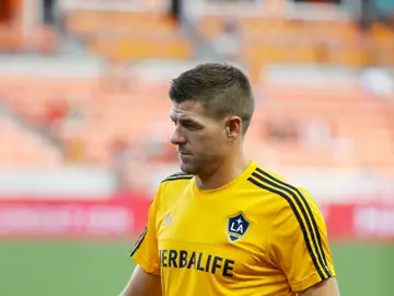 Gerrard, con Los Galaxy Gerrard, con Los Galaxy