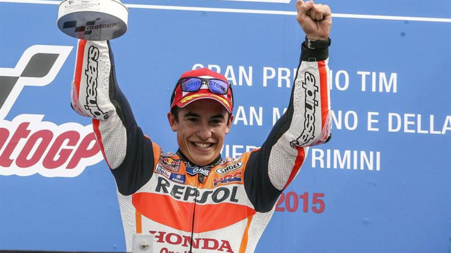 Marc M&aacute;rquez en el Gran Premio de San Marino