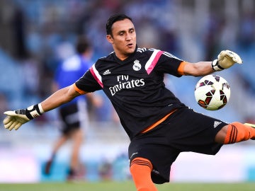 Keylor Navas durante un partido