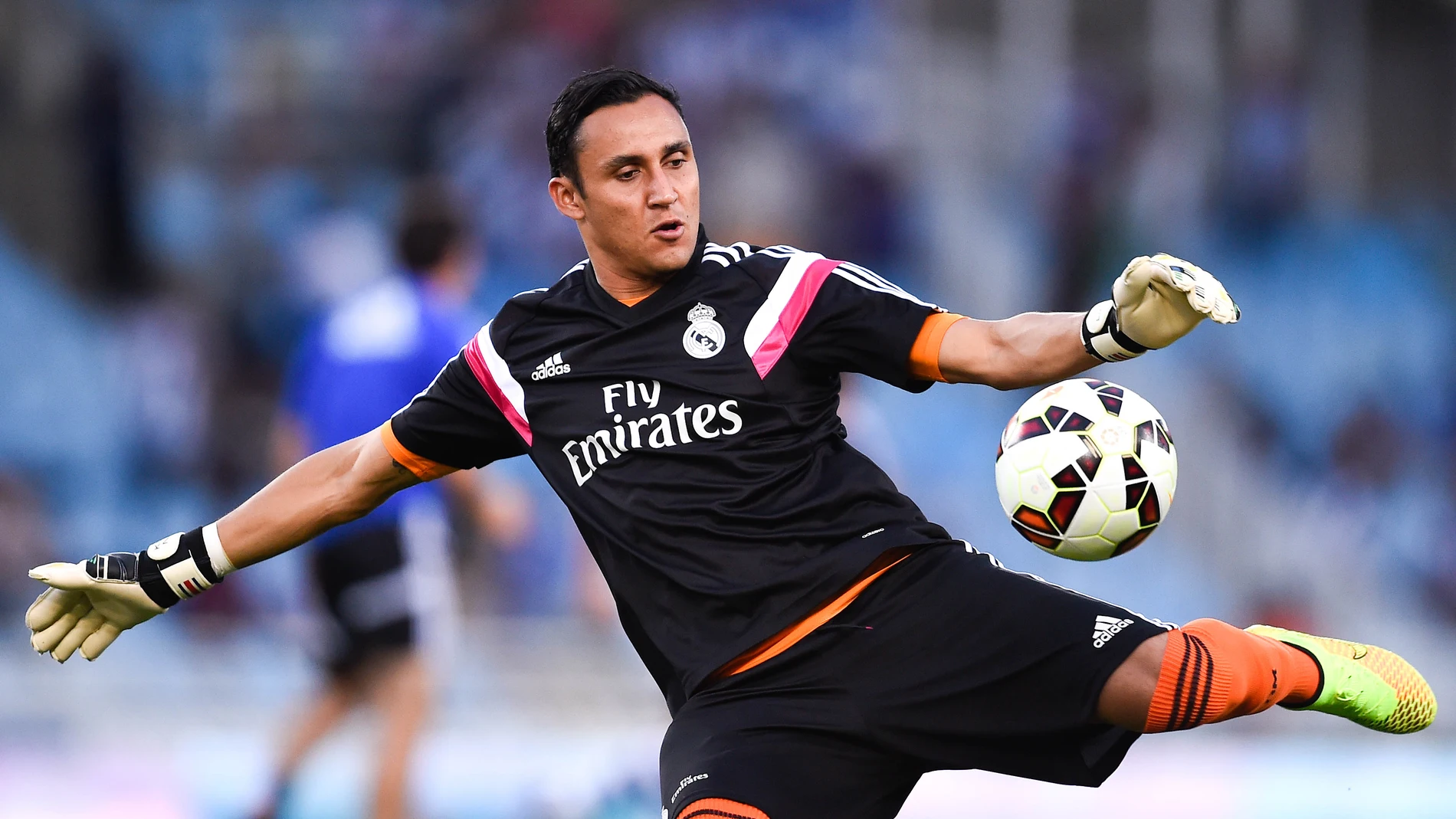 Keylor Navas durante un partido Keylor Navas durante un partido