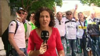 La afición alemana ya prepara el partido frente al Sevilla