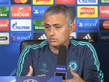 Mourinho, enfadado en rueda de prensa Mourinho, enfadado en rueda de prensa