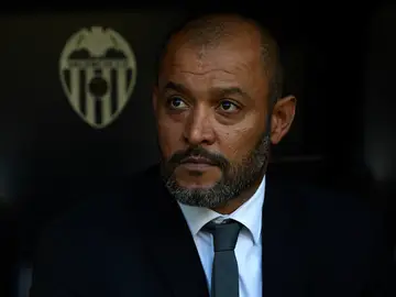 Nuno Espírito Santo, durante un partido del Valencia Nuno Espírito Santo, durante un partido del Valencia