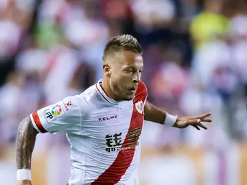 Patrick Ebert, durante un partido con el Rayo Vallecano Patrick Ebert, durante un partido con el Rayo Vallecano