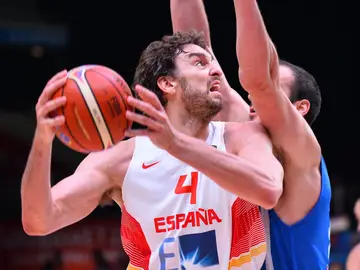 Pau Gasol, en un partido con España Pau Gasol, en un partido con España
