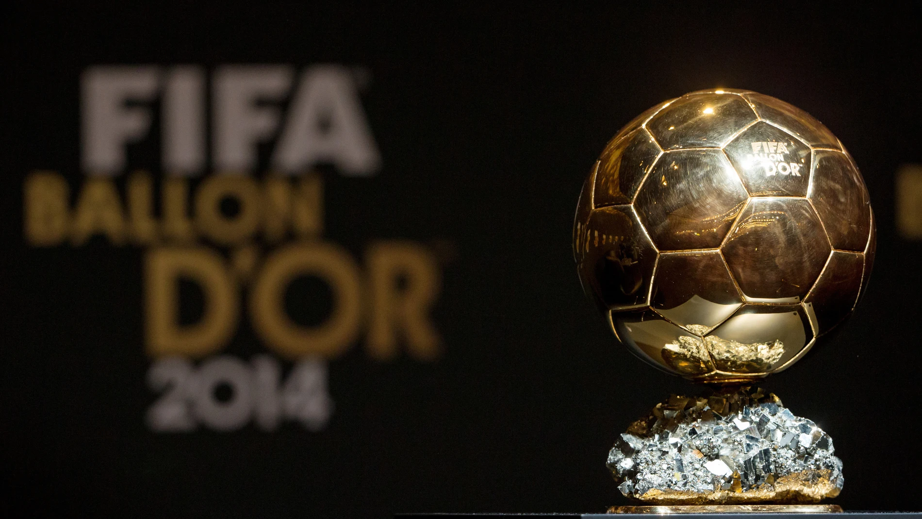 El trofeo 'Balón de oro' El trofeo 'Balón de oro'