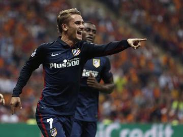 Griezmann celebra un gol frente al Galatasaray