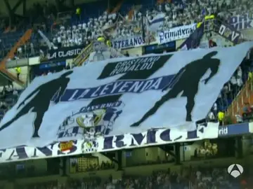 Pancarta de apoyo a Cristiano Ronaldo Pancarta de apoyo a Cristiano Ronaldo