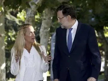Lilian Tintori y Mariano Rajoy Lilian Tintori y Mariano Rajoy