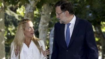 Lilian Tintori y Mariano Rajoy